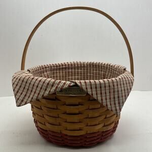 Vintage 1999 LONGABERGER Homestead Collectors Club Edition w/ Liner & Protector